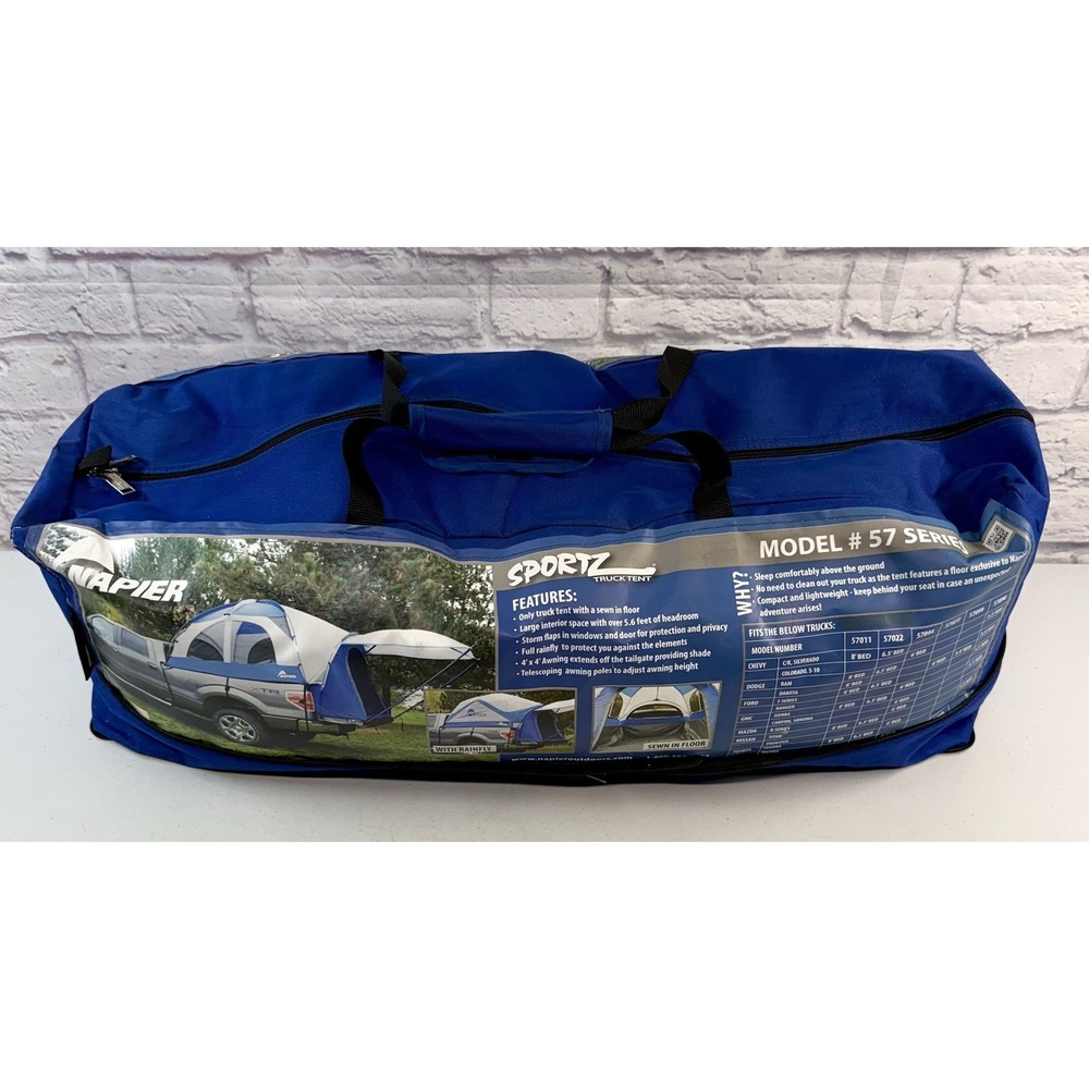Truck Tent - Napier Sportz  Series 57 2-PersonWaterproof Dome 3-Season w/awning - Picture 2 of 4